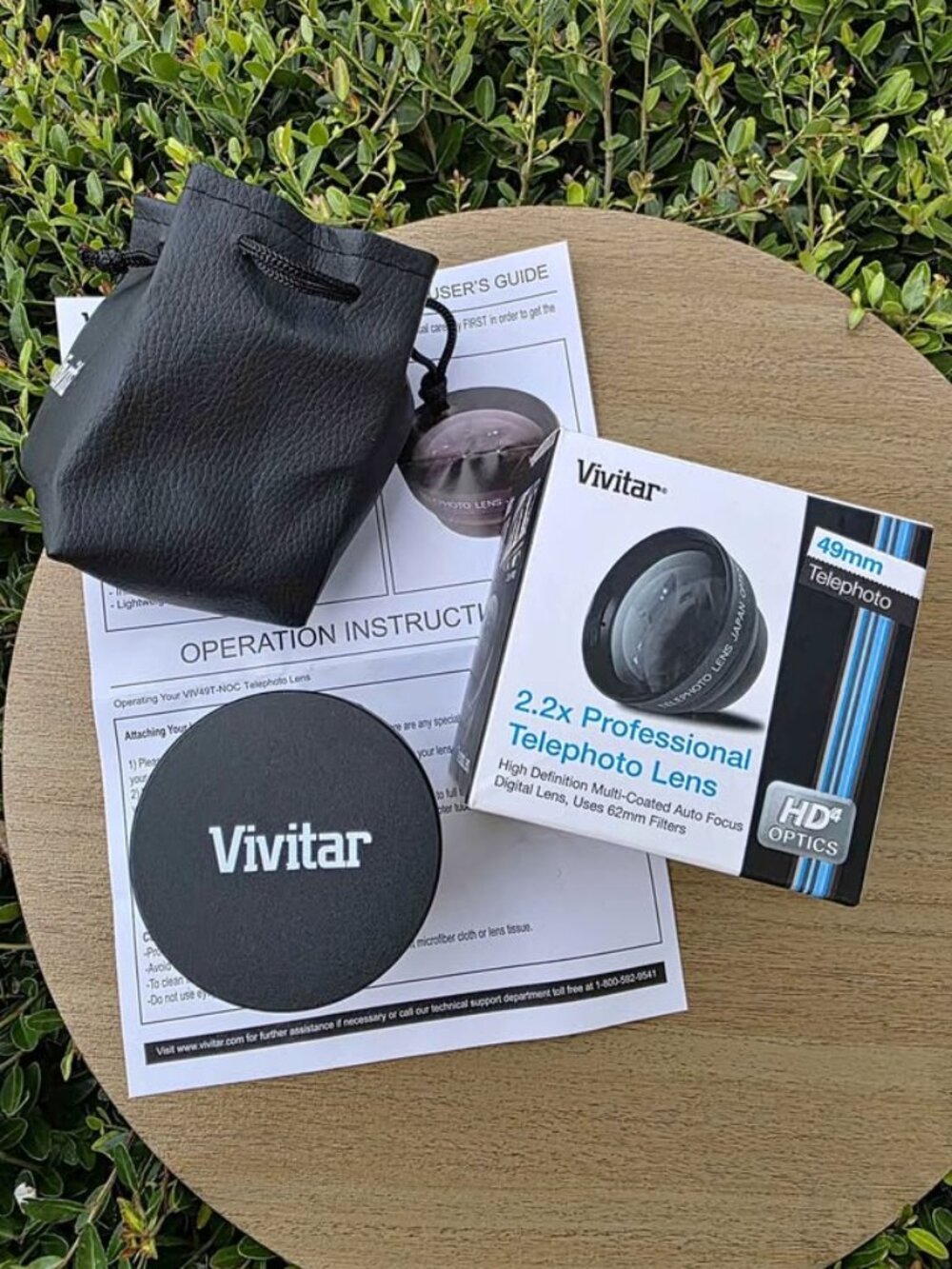 Vivitar 49mm 2.2x Professional Telephoto Lens attachment